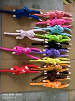 70cm Super Weiches Plüsch-Affenmutter-Baby-Set mit Musik, Stressabbau, PP-Baumwollfüllung, Waschbares Polyestermaterial, Großhandel