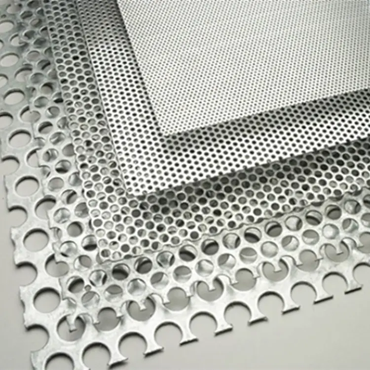 Ultra fine 0.2mm 0.5mm 0.8mm thick perforated metal mesh aluminum micro hole perforated metal screen sheet price