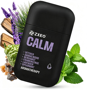 Inhalador Nasal Relajante con Aceites Esenciales Naturales de Limón, Menta y Lavanda <span class=keywords><strong>para</strong></span> Aliviar <span class=keywords><strong>la</strong></span> Congestión Nasal y Aumentar <span class=keywords><strong>la</strong></span> Energía - Product Image 1