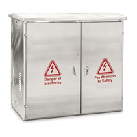Boîtier de distribution électrique intelligent en acier inoxydable série JXF pour intérieur, basse tension, 63A 400V 50Hz