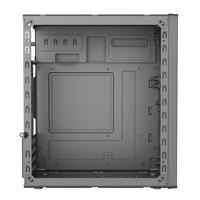 Wholesale Black M-ATX Office Case Desktop PC Case Mid Tower Aluminum Office Computer Casing PC Chassis Micro ATX Computer Case
