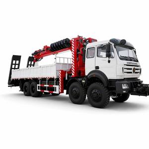 Grue montée sur camion XINFEIGONG, châssis 8x8, 20 tonnes, flèche télescopique à 6 sections, fonction tarière de forage, pompe hydraulique, levage 25m - Product Image 2
