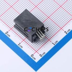 HEE06LP03BK Gold Finger Connector Through hole Component (THT),P=1.27mm Connector EDGE SLOT 1.27mm 6P Clamp Plate - Product Image 2