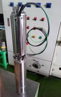 4 Zoll 220V 380V Tauchpumpen für Bohrlöcher, Tiefbrunnen-Edelstahl-Mehrstufen-Hochdruck-Elektropumpe für