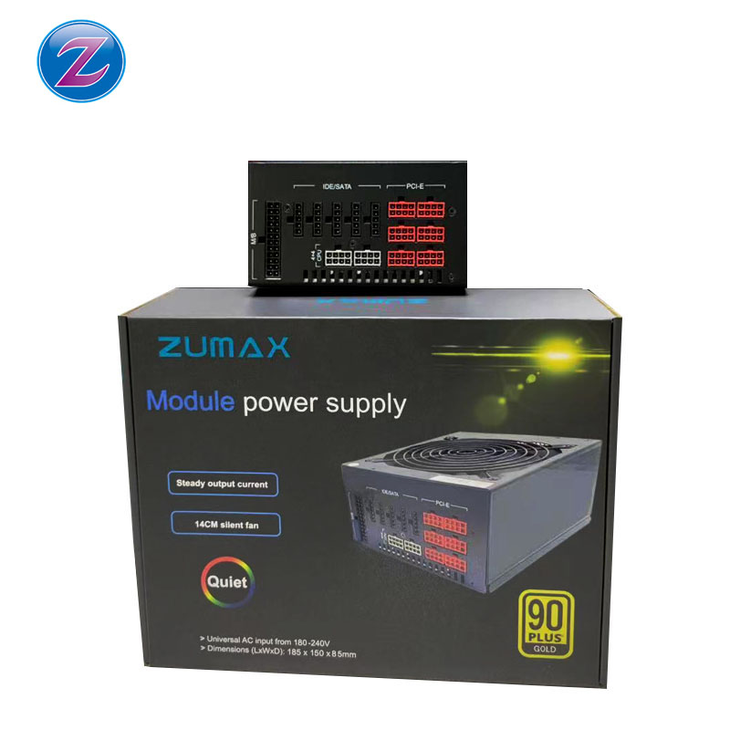 Производство zumax серверный блок питания Новый 2000 ватт полностью модульный блок питания 1800 Вт atx питание 1200W
