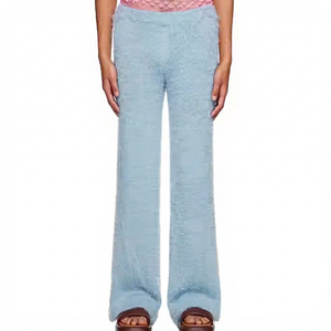 Pantalons décontractés en coton/laine pour hommes, taille mi-haute, respirants, séchage rapide, faible MOQ, couleur et logo personnalisés, dernier design, en vente - Product Image 1