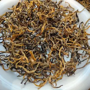 Yunnan Jin Ya Black Tea Leaves Jin Si Dian Hong Golden Buds Black Tea Jinya Loose Leaf Chinese Golden Tippy Black Tea