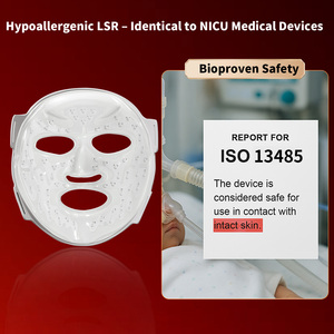 EYCO Matériau en silicone liquide LOGO personnalisé Soins de la peau Masque facial à led photon proche infrarouge Masque de beauté pour thérapie par la lumière rouge - Product Image 4