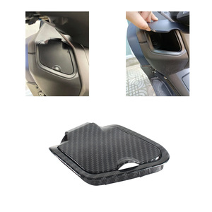 Cubierta impermeable para caja de almacenamiento, pieza de repuesto superior de plástico negro para Yamaha Nmax 20 22 - Product Image 5