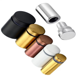 Entretoises creuses en acier inoxydable 304 de 12 mm à 40 mm, noires/blanches/dorées/argentées, pour fixation de panneaux publicitaires et verre - Product Image 4