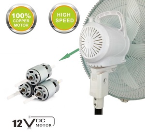 18 polegadas duas baterias AC/<span class=keywords><strong>DC</strong></span> portátil recarregável Solar ventilador com luz LED - Product Image 3