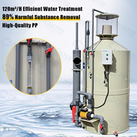 Écrémeur de protéines PP haute performance Cowater CW-PS-120, débit d'eau 120m/h, boîtier de contrôle, débitmètre d'air, pompe à eau de mer pour aquarium