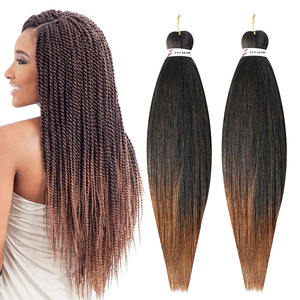 Trecce Sintetiche Jumbo all'Ingrosso per Acconciature <span class=keywords><strong>Africane</strong></span>, <span class=keywords><strong>Capelli</strong></span> Pre-Stirati per Intrecciare - Product Image 1