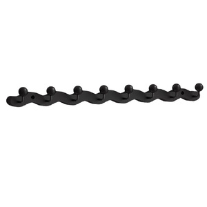 Perchero de pared de madera maciza con ganchos, colgador de pared para entrada, almacenamiento de ropa, diseño de múltiples ganchos - Product Image 5