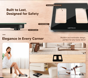 ब्रांड आउटलेट 260 मिमी सरल डिजाइन बॉडी वजन पैमाने पर एलईडी डिस्प्ले सटीक बाथरूम वजन की निकासी बिक्री - Product Image 6