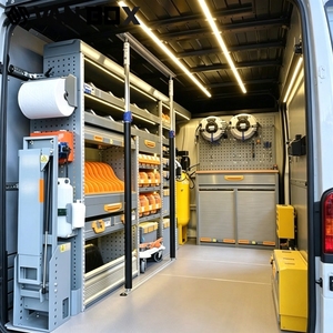 Atelier mobile professionnel pour fourgons, système de rangement modulaire pour véhicules de service - Product Image 2