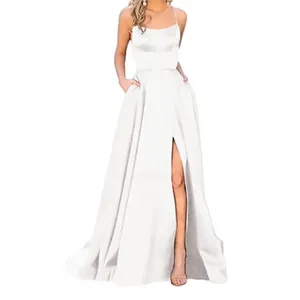 Morili Spaghetti Strap <span class=keywords><strong>Rouge</strong></span> Blanc Élégant <span class=keywords><strong>Demoiselle</strong></span> <span class=keywords><strong>d</strong></span>'<span class=keywords><strong>Honneur</strong></span> Sirène Longue <span class=keywords><strong>Robe</strong></span> de <span class=keywords><strong>Demoiselle</strong></span> <span class=keywords><strong>d</strong></span>'<span class=keywords><strong>Honneur</strong></span> MBL16 - Product Image 2