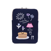Funda para Portátil Bordada DIY, Bolsa para Computadora con Tacto de Algodón y Forro de Terciopelo, Resistente a Golpes y Arañazos para Uso Diario