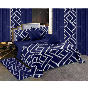 Wholesale Fashion Printed Bed Sheet king <strong>Size</strong> 13 Pieces <strong>Bedding</strong> <strong>Set</strong> with Curtains Bedsheets <strong>Sets</strong> for Home Use - Product Image 4