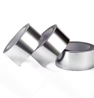 Ruban adhésif en aluminium haute résistance pour températures élevées, ruban isolant argenté pour applications de scellement des conduits HVAC et des conduits de séchage