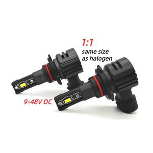 Bombillas LED Blancas de Alta Potencia 6000K para Faros Antiniebla H7/H11/9005/9006/9012 12V IP68 Carcasa de Aluminio Fundido a Presión 4000 Lm - Product Image 2