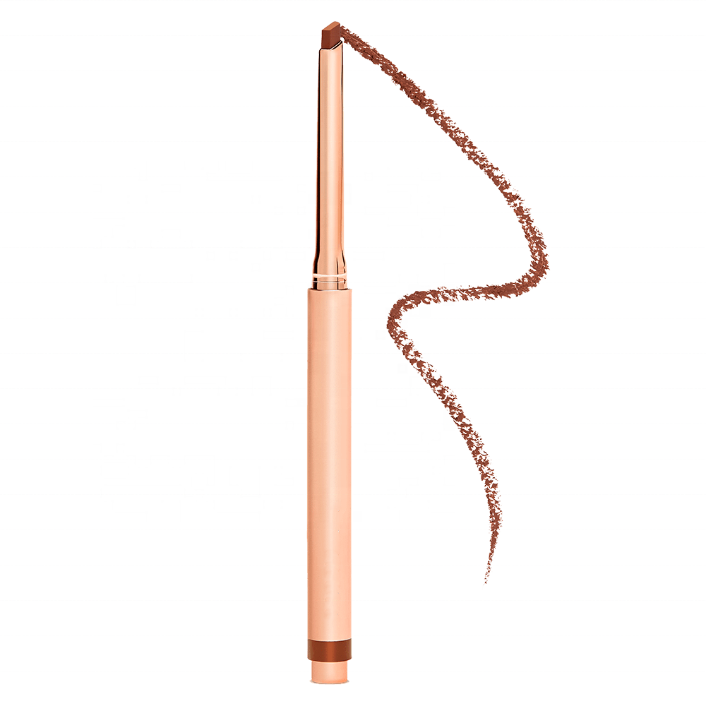 Карандаш для губ с крупными заголовками, карандаш для губ кремовый, полностью пигментный, нюдовый, водостойкий, фирменная марка, карандаш для губ коричневый