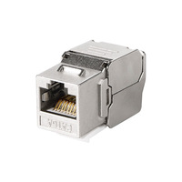 RJ45 cat5e cat6 cat6a cat7 passe à travers la prise modulaire de réseau