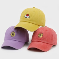 Casquettes de baseball en coton uni, style vintage, effet usé, délavé, brodées sur mesure, pour hommes et femmes
