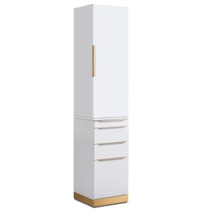 Meuble de rangement pour salon de coiffure avec tiroirs, étagère ouverte, unité de rangement flottante, tour de coiffage avec étagères de présentation - Product Image 2