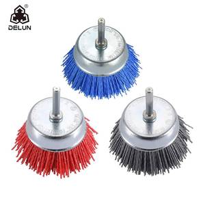 DELUN <span class=keywords><strong>Brosse</strong></span> à fil abrasif en nylon de 3 pouces, roue et <span class=keywords><strong>brosse</strong></span> à gobelet, ensemble de 3 brosses à <span class=keywords><strong>perceuse</strong></span> en nylon pour le <span class=keywords><strong>nettoyage</strong></span> - Product Image 1