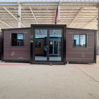 Maison préfabriquée extensible isolée de haute qualité, résistante aux ouragans, de 40 pieds, 2 chambres, insonorisée, villa mobile