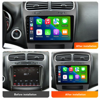 Radio Mobil NaviFly Terbaru Android 8 Core 8+256GB Layar Sentuh QLED Retractable untuk Dodge Journey 2011-2020 dengan Car Player