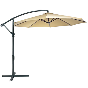 Modern muz-şekillendirilmiş alüminyum şemsiye rüzgar geçirmez su geçirmez bahçe konsol asılı veranda şemsiye üsleri açık otel kullanımı için - Product Image 2