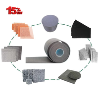 Matériaux d'électrodes brutes pour batteries personnalisables, mousse poreuse à cellules ouvertes en aluminium/fer nickel/titane/cuivre/argent/graphène/carbone