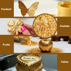YAYANG Glitter Commestibile Dorato 5g, Decorazione Alimentare Metallica per Bevande, Vino, Torte, Caramelle e Dessert - Product Image 2