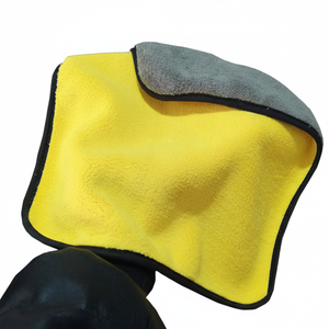 Serviettes de lavage pour polissage de voiture, microfibre pelucheuse, écologiques, épaisses et résistantes, en polyester, pour le lavage et le séchage, chiffon de nettoyage pour voiture, rapide - Product Image 1
