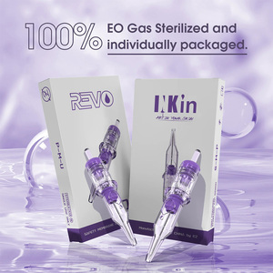 INKin Revo 20 unids/caja RL & RS OEM PMU suministros fabricación cuero cabelludo micropigmentación <span class=keywords><strong>Nano</strong></span> Hair Stroke tatuaje personalizado PMU <span class=keywords><strong>agujas</strong></span> - Product Image 5