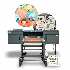 2022 New Customizable Low Cost Print Technology Machine 60Cm Sticker Roll Uv Dtf Printer