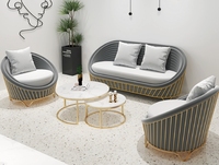 Meishi Moderne Nouveau Design Salle D'attente Meubles Salon De Beauté Cheveux Salon De Coiffure Chaise D'attente Shampooing Meubles Zone D'attente