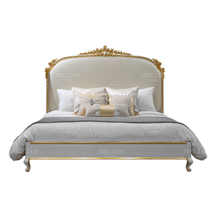 <strong>Mo</strong> Shang Hua Kai French High-End Double Bed Heavy Carving Shell Inlay Large Bed for Villa Master Bedroom Home <strong>Furniture</strong> - Product Image 5
