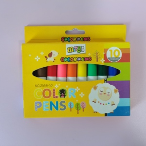 Oem Tùy Chỉnh 12-Màu Nước Màu <span class=keywords><strong>Jumbo</strong></span> Tip Mini Bút Có Thể Giặt Không Độc Hại Cảm Thấy Tip Nghệ Thuật Đánh Dấu Cho Sinh Viên Kid Trẻ Em Vẽ Thiết Lập - Product Image 6