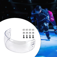 Visor Helm Hoki Tebal 3.3mm Tahan Benturan Lensa PC Mitsubishi Mudah Dipasang untuk Perlindungan Wajah dari Pemasok Kustom Hoki