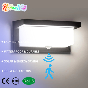 <strong>Solar</strong> Motion Sensor Waterproof <strong>Light</strong>, Wireless Ultra-Bright <strong>Garden</strong> Street Lamp for Villa Patio Walkway - Product Image 1