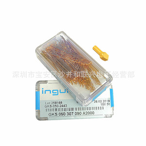 หัวทดสอบอินกัน GKS-050-307-090-A2000 หัวรูปตัว T ปลายสามเหลี่ยมโลหะสำหรับการทดสอบอิเล็กทรอนิกส์ - Product Image 1