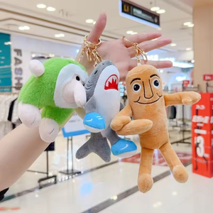 ขายส่งตุ๊กตาอเมริกัน AI Classic Mountains Seas Tung Tung Tungsahur ตุ๊กตาขนาดเล็ก ตุ๊กตาติดพวงกุญแจ ตุ๊กตาฉลาม ของเล่นตุ๊กตาผ้าขนสัตว์แบบซักได้ - Product Image 2