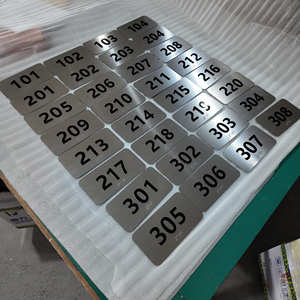 Letrero Moderno para Puerta de Habitación de Hospital, Placa con Nombre de Hotel, Placa con Número de Oficina, Placa con Número de Apartamento, Escuela, Conforme a la Normativa ADA con Braille - Product Image 5