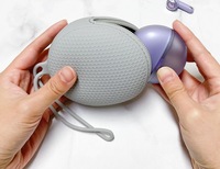 Sac à monnaie pliable en silicone moderne sans BPA, personnalisable, très vendu, portable, écologique, trousse de rangement de maquillage de voyage avec sangle, prix d'usine