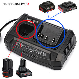 Chargeur de batterie pour BOSCH GAX1218V-30 18V/12V Chargeur de batterie double baie avec 2 * ports USB - Product Image 2