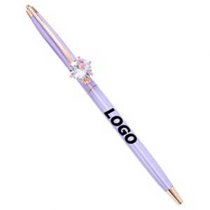 Personalized Diamond Ballpoint <b>Pen</b> with Creative Design, Fashion Electroplated Barrel, Perfect for Promotional <b>Gift</b> - Product Image 4