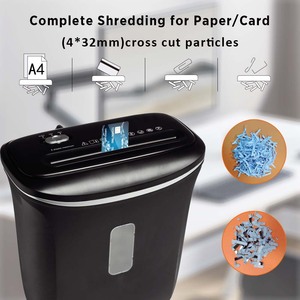 シュレッダーモーター付きOS506-4Mデスクトップテーブル紙シュレッダー4シート高セキュリティマイクロカット - Product Image 3